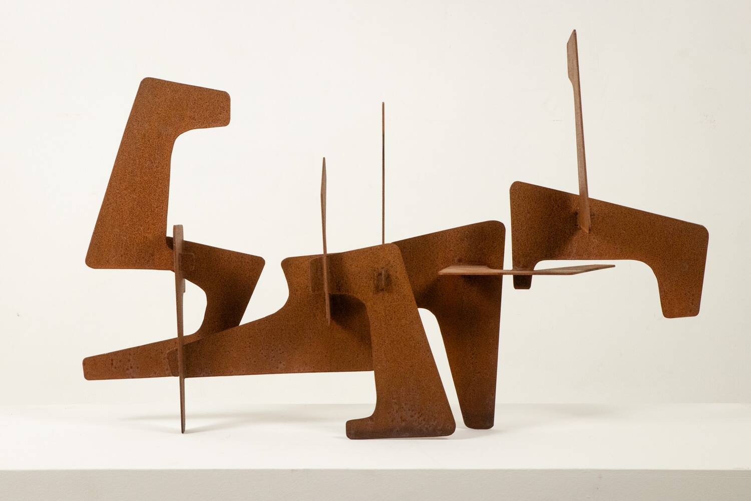 MPCEM. Abstract sculpture in corten steel. Unique piece, 2014.