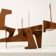 MPCEM. Abstract sculpture in corten steel. Unique piece, 2014.