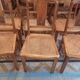 Caned chairs