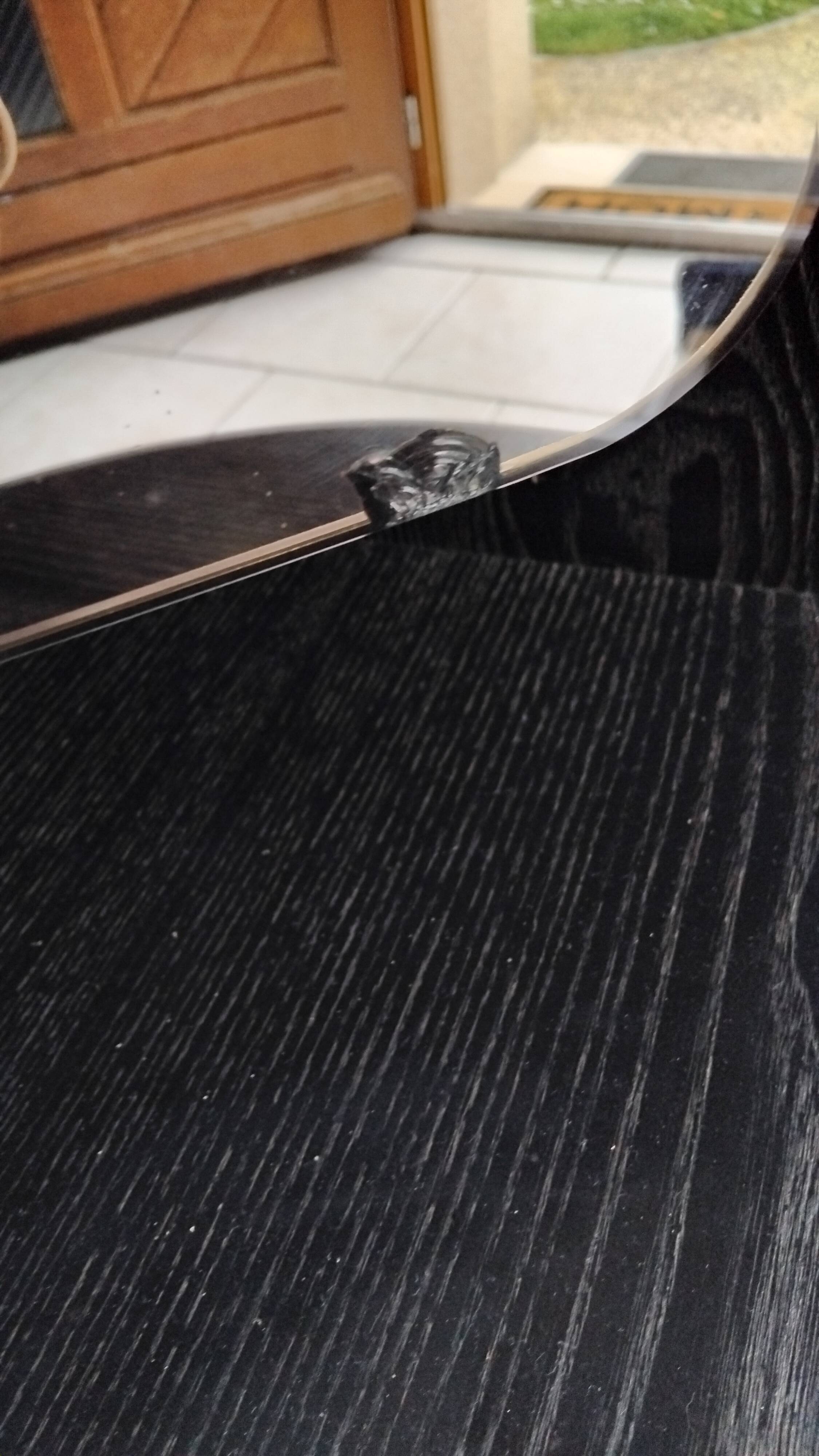 Vintage corner hairdresser from the 70s.