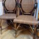 Chaises bistrot rotin