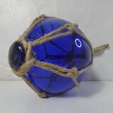 Blue Glass Ball Float for Water Garden