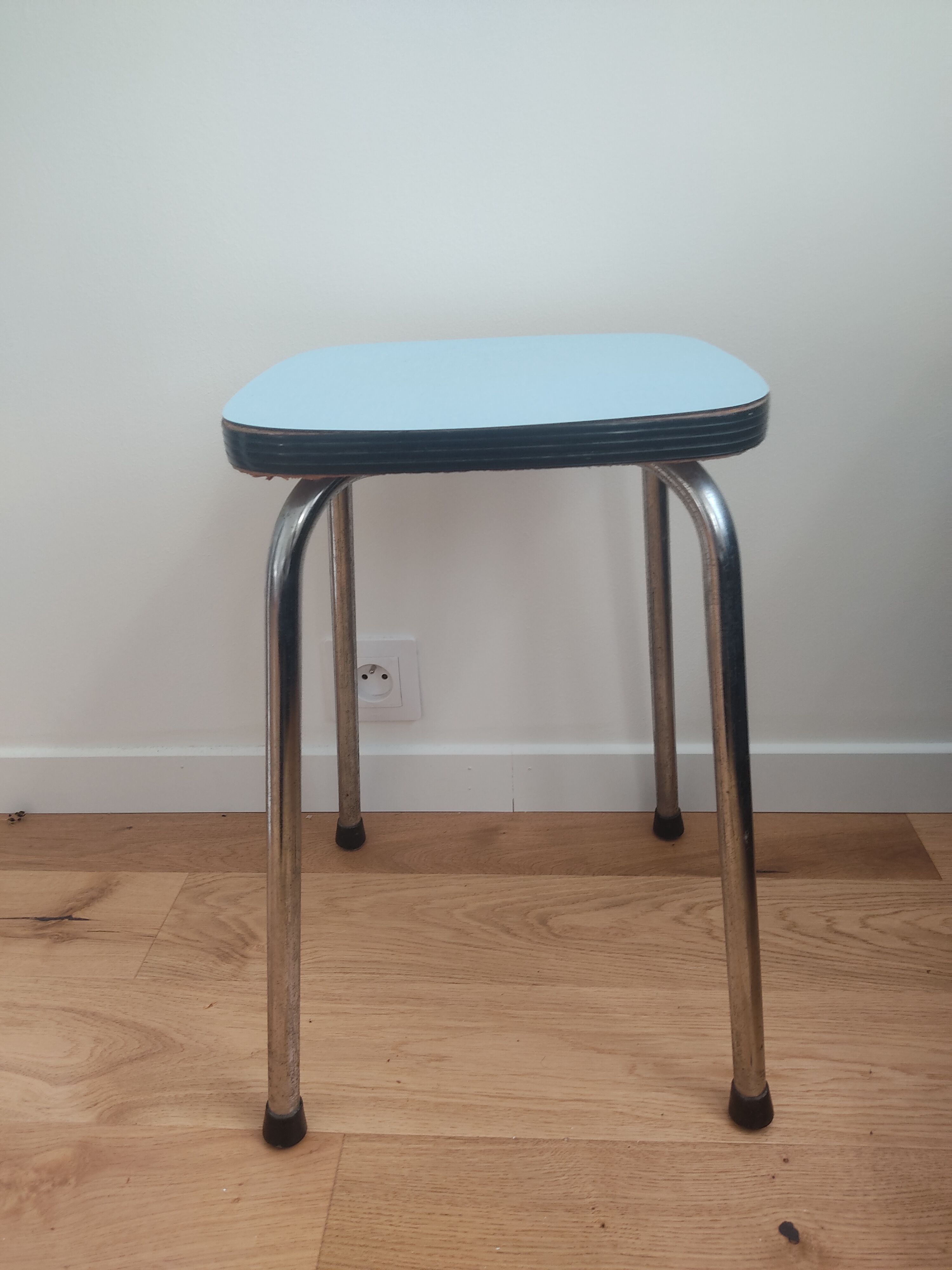 Azure formica stool