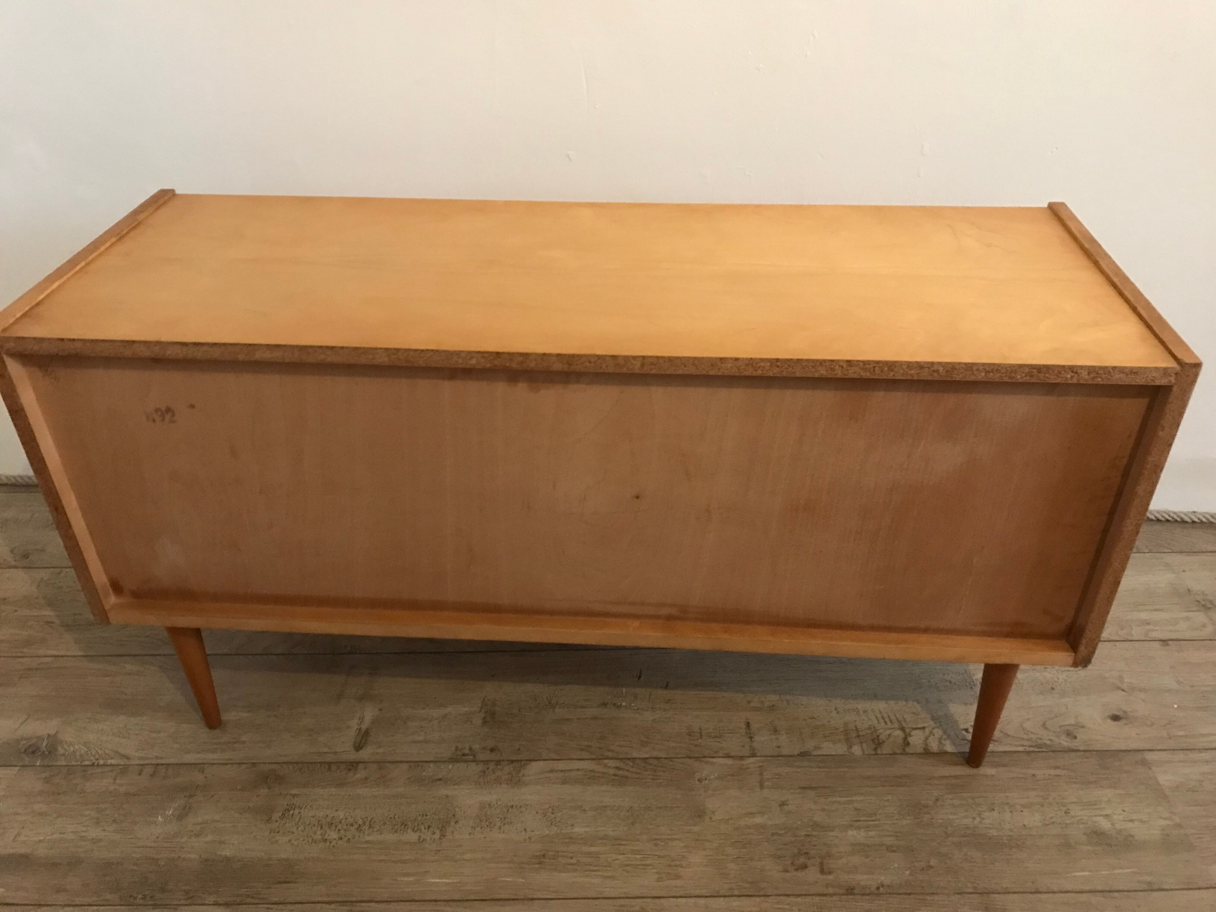 Vintage low row storage cabinet 1960-80's