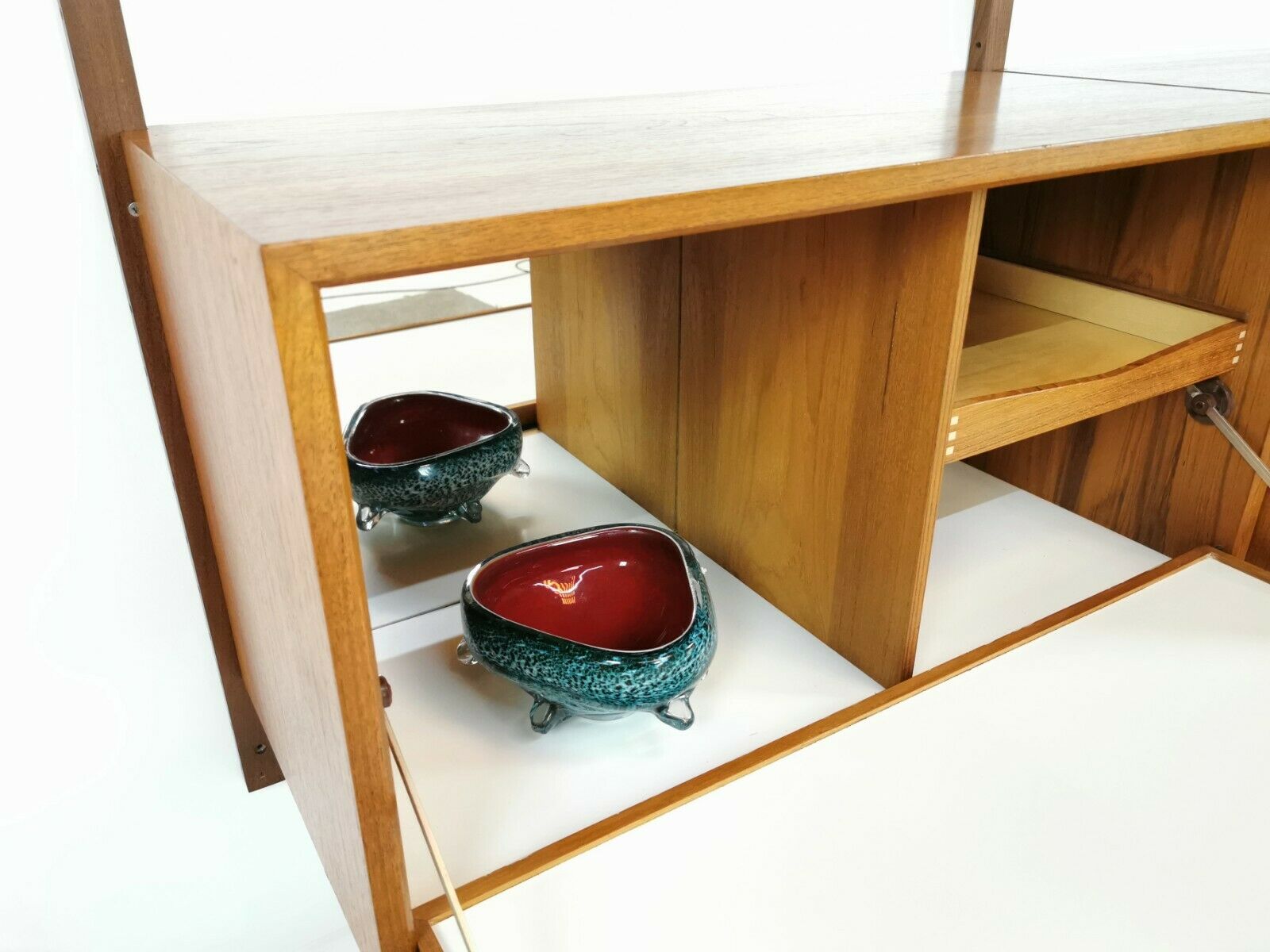 1960s Poul Cadovius Teak Shelving Wall Unit System Mid Century Vintage Danish