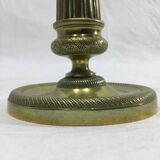 Pair of bronze candlesticks