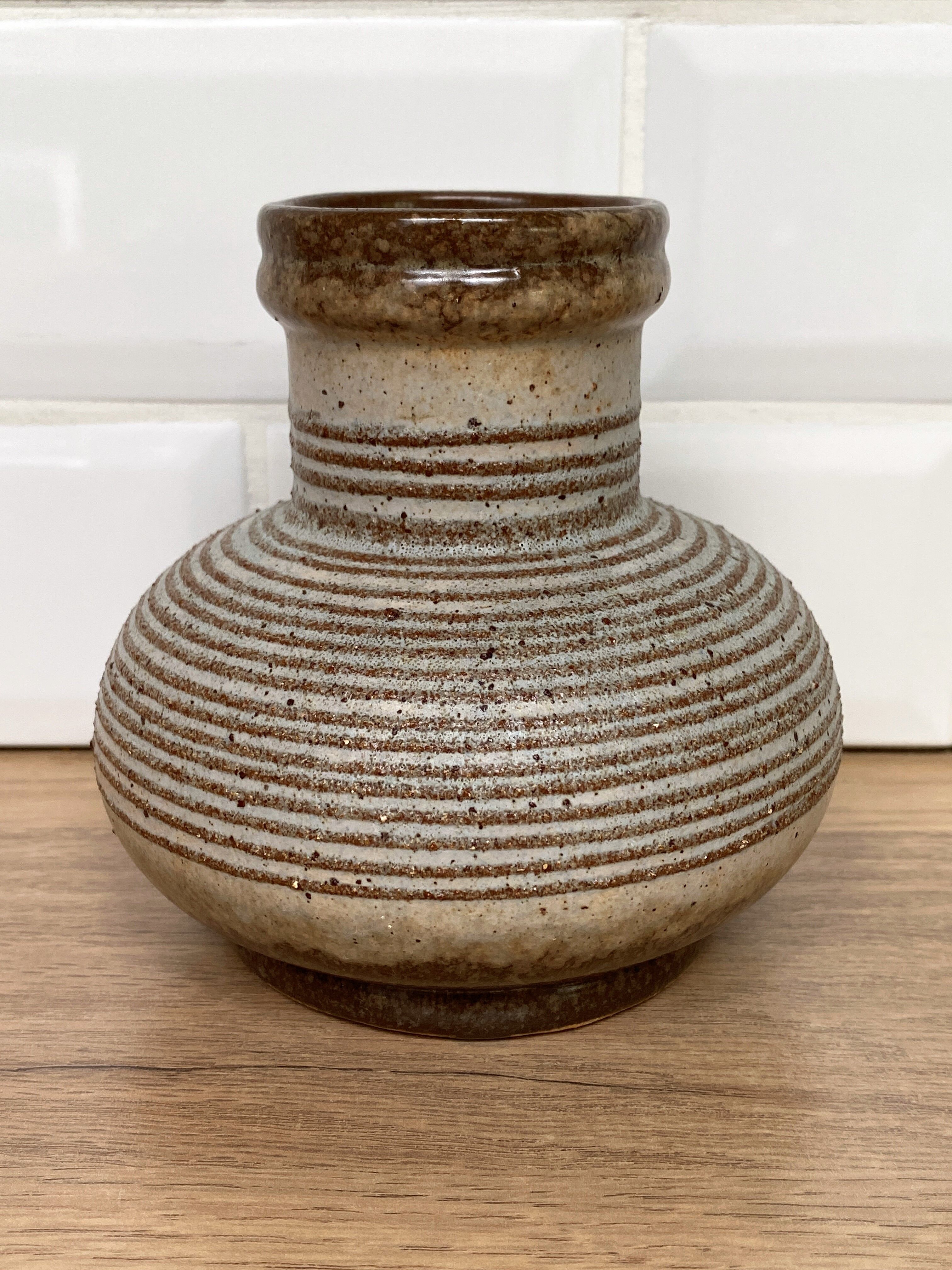 Vase céramique vintage Strehla Germany