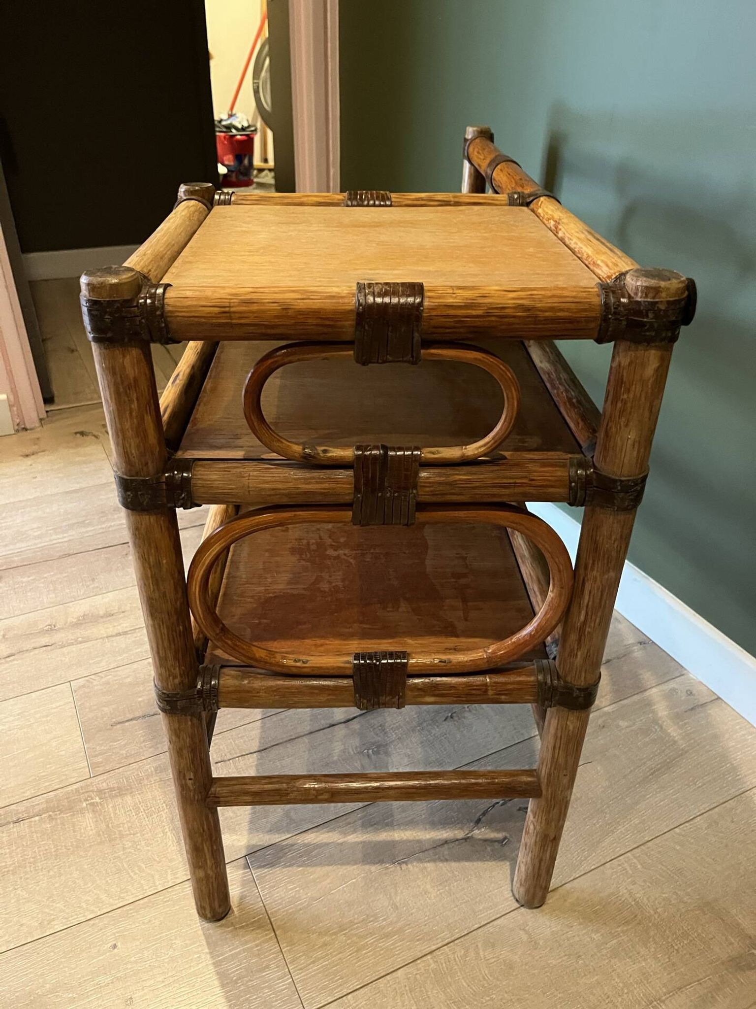 Banc vintage bambou