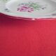 Lot 8 flat plates porcelain of Lunéville Flower patterns
