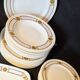 Limoges porcelain table service by Bernardaud, model "Trianon", 2