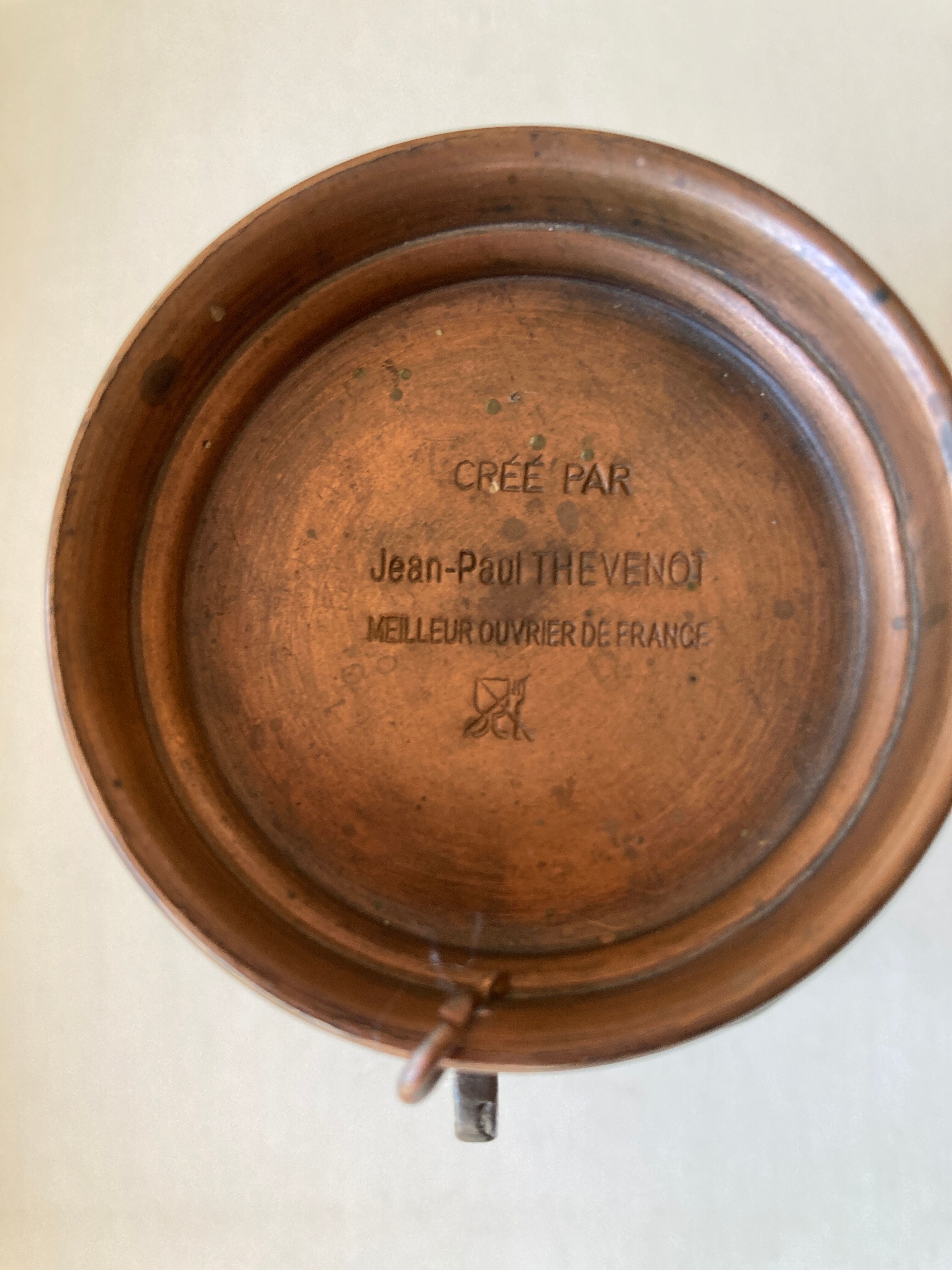 Copper milk pot