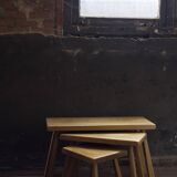 Set of Brutalist nesting tables