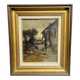 French school – after Auguste Boulard – Animated farm scene – Oil