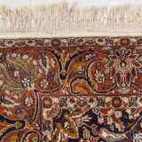 Tapis médaillon tissé à la main - avec des fleurs