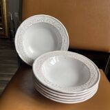 6 Niderviller soup plates