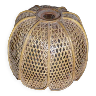 Rattan lampshade