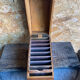 Old Box Vintage Wooden Card Storage #D890