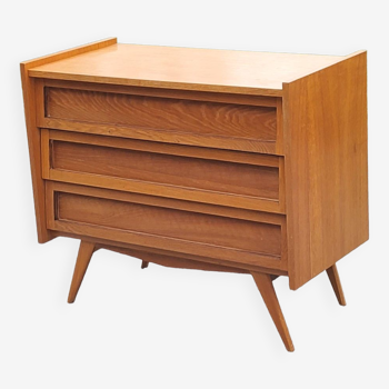 Vintage oak chest of drawers from the 50s