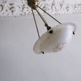Alabaster pendant ceiling light, 1920