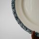 Large round dish in terre de fer salins model françois 1st 19th century