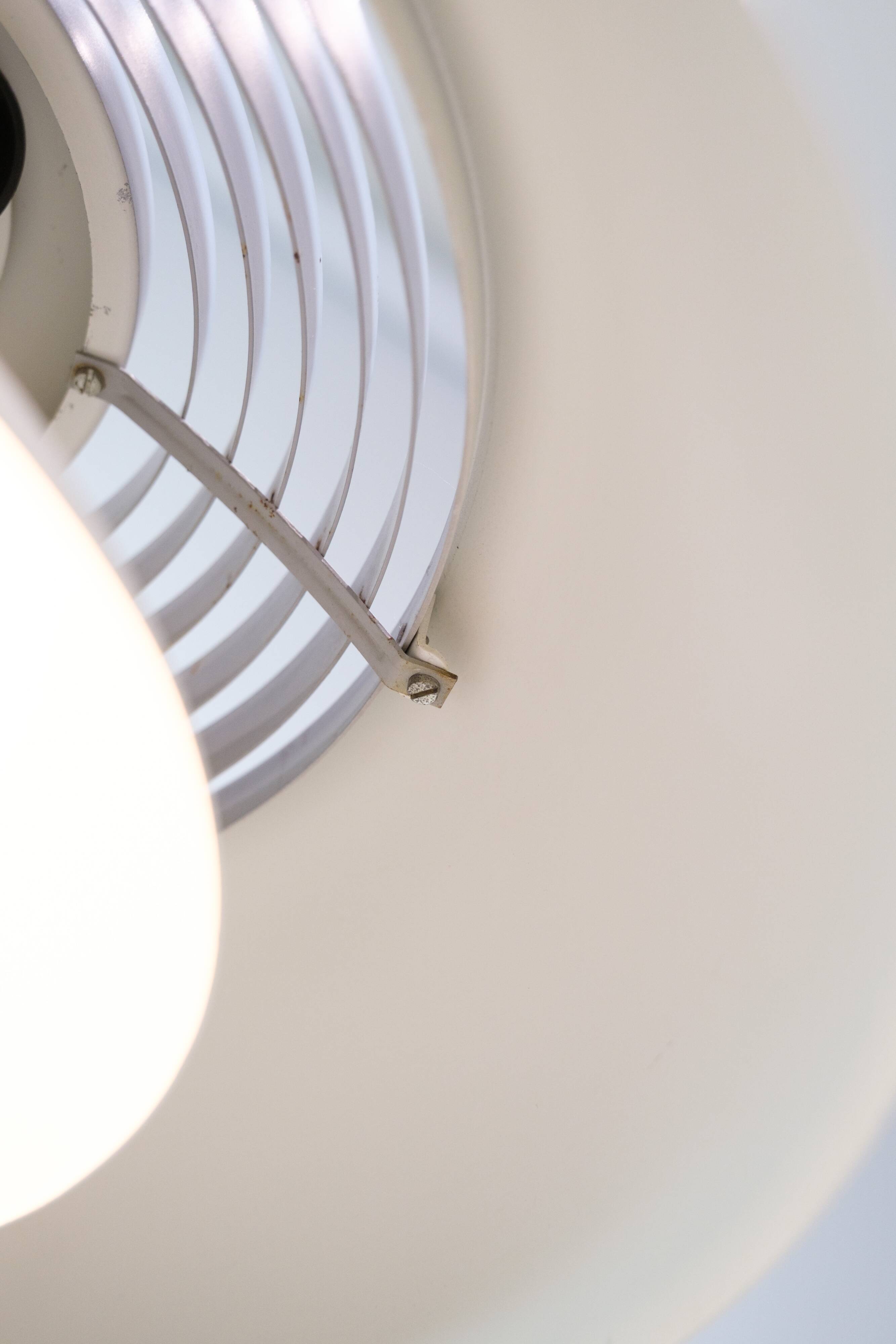 AJ Royal pendant - ceiling lamp - aluminium & steel - grey - Arne Jacobsen - Louis Poulsen - 1960s