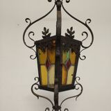 Wrought iron lantern
