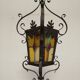 Wrought iron lantern