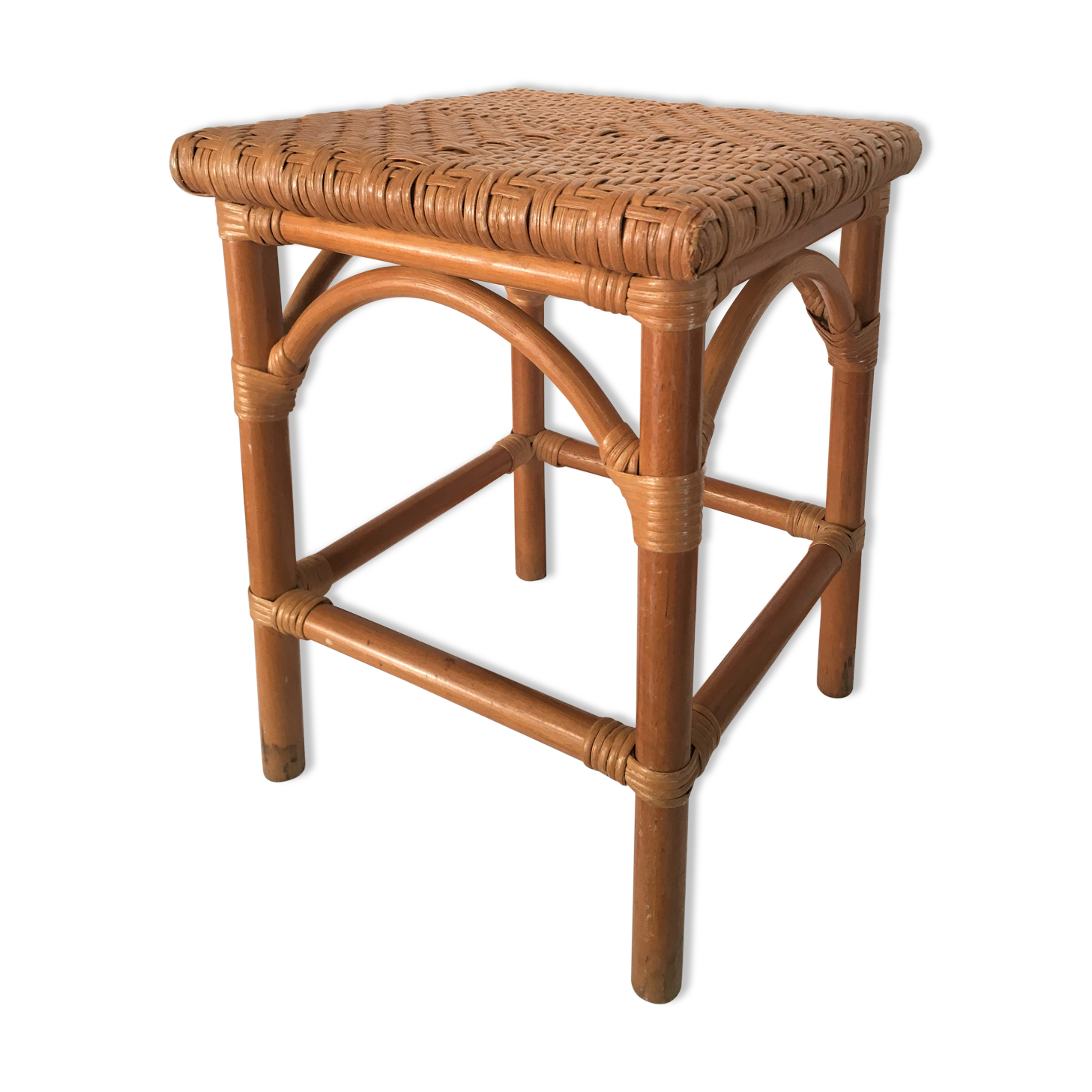 Rattan stool