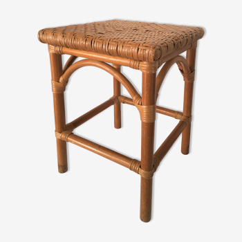 Tabouret en rotin