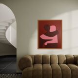 Canvas painting "Can I hold you" 100x81cm