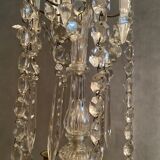 Crystal tassel chandelier signed Baccarat