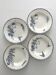 4 deep plates ironstone butterflies "Carmen" Sarreguemines