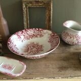 Antique iron earth toilet set