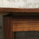 Mid-Century Danish Extendable Palisander Dining Table by Poul Hundevad, 1960s