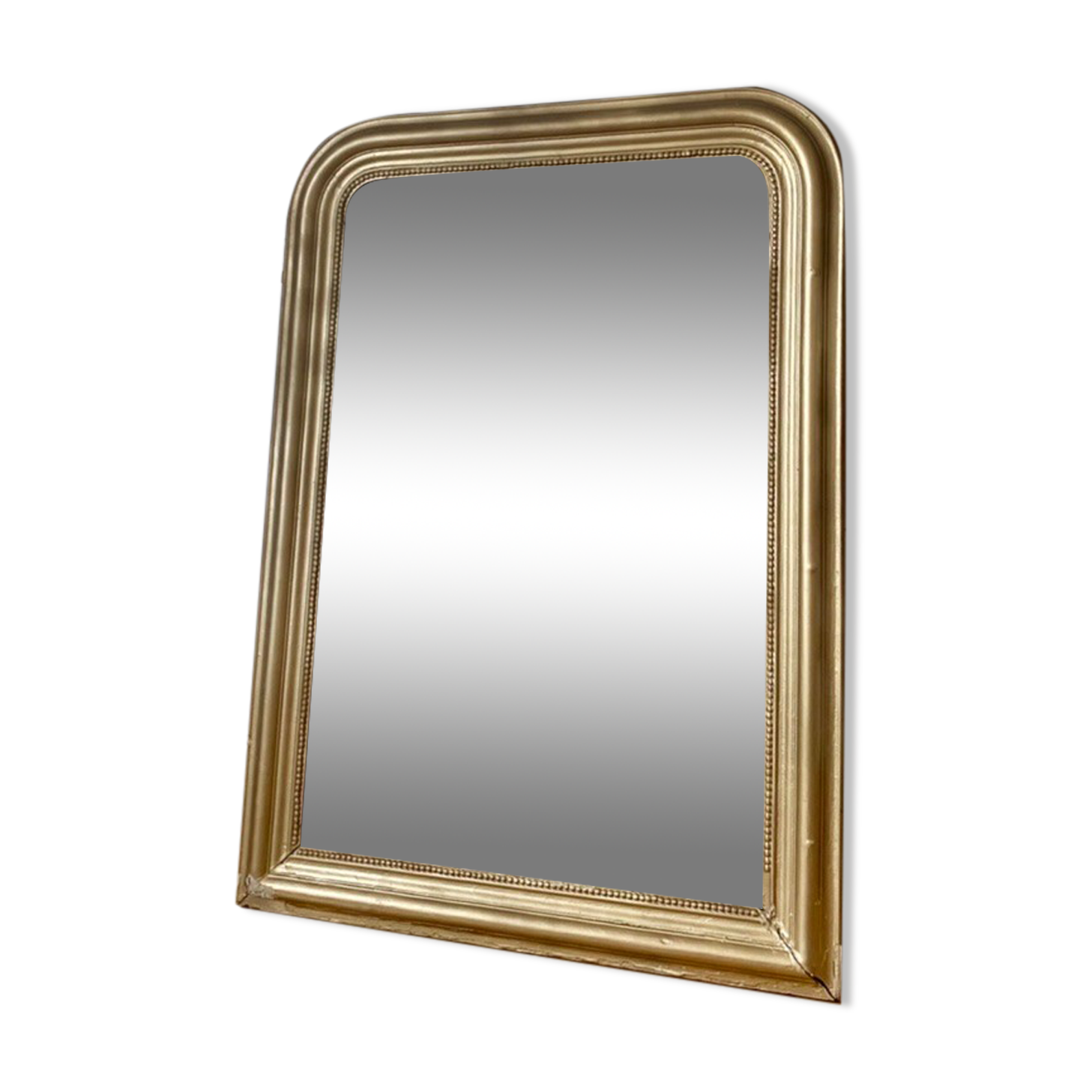 Miroir Louis Philippe doré 110x78cm