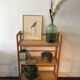 Vintage bookseller's shelf