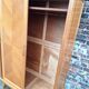 Vintage sliding door wardrobe, antique wardrobe furniture