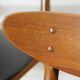 Set of 4 Danish Scandinavian teak chairs, 1960