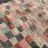 Modern berber rug boujad wool