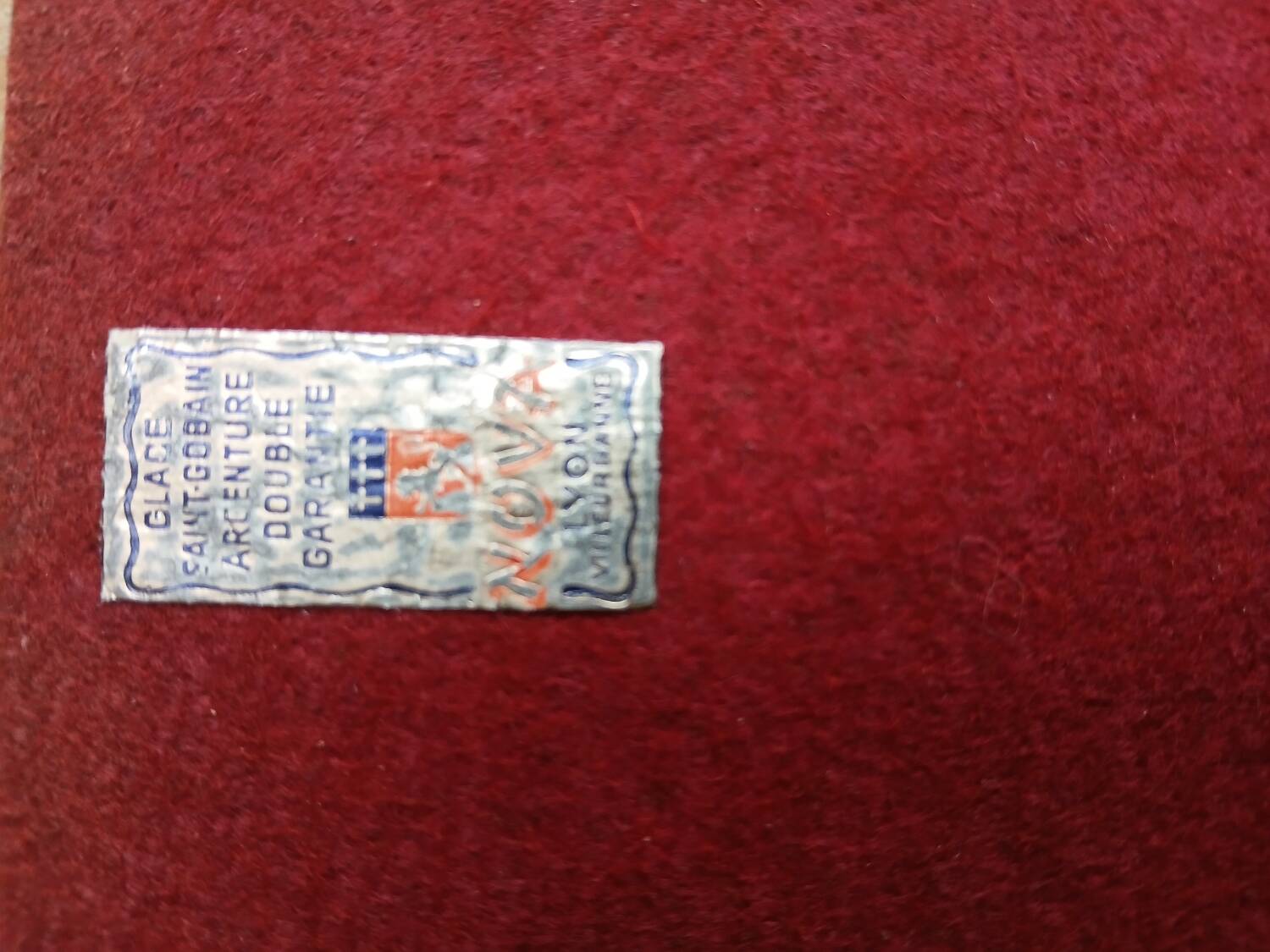 Beveled mirror to place