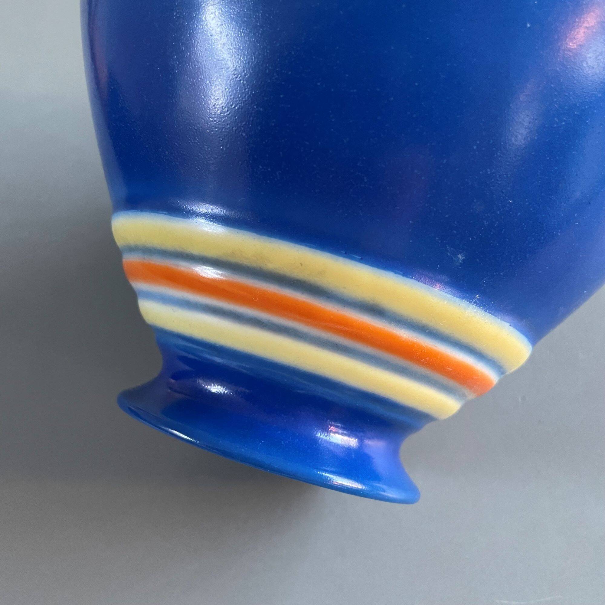 Glazed stoneware, ceramic vase, Art Deco style, Mosa Maastricht