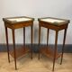 Paire de chevets style Louis XVI en acajou