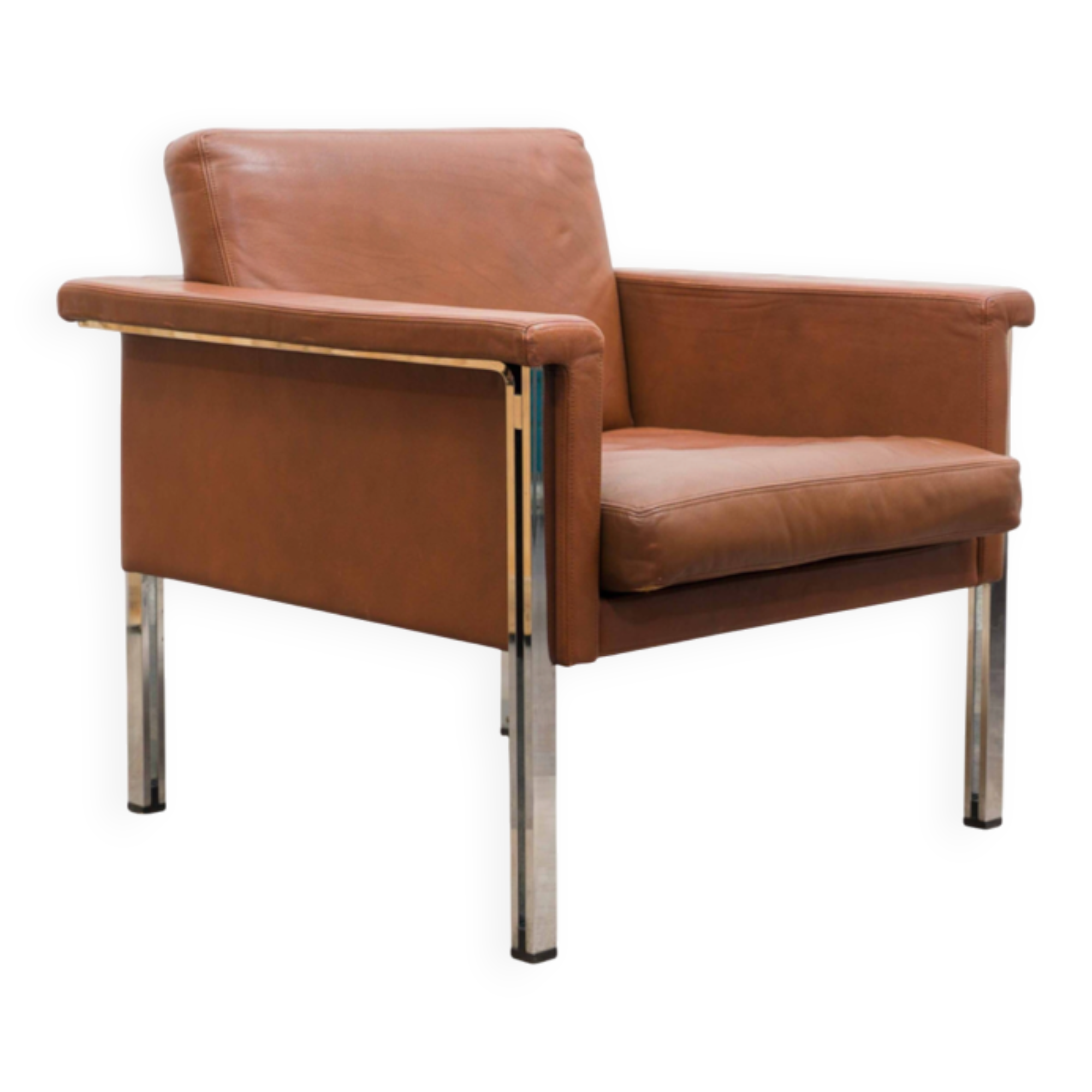 Fauteuil moderne en cuir