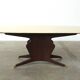 Dining Table by Osvaldo Borsani in mahogany and onyx top