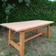 Solid oak farmhouse table