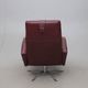 Hjort Knudsen (Denmark) — Swivel Lounge Armchair — Leather Upholstery