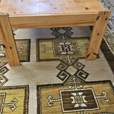 Table basse en pin danois 1970