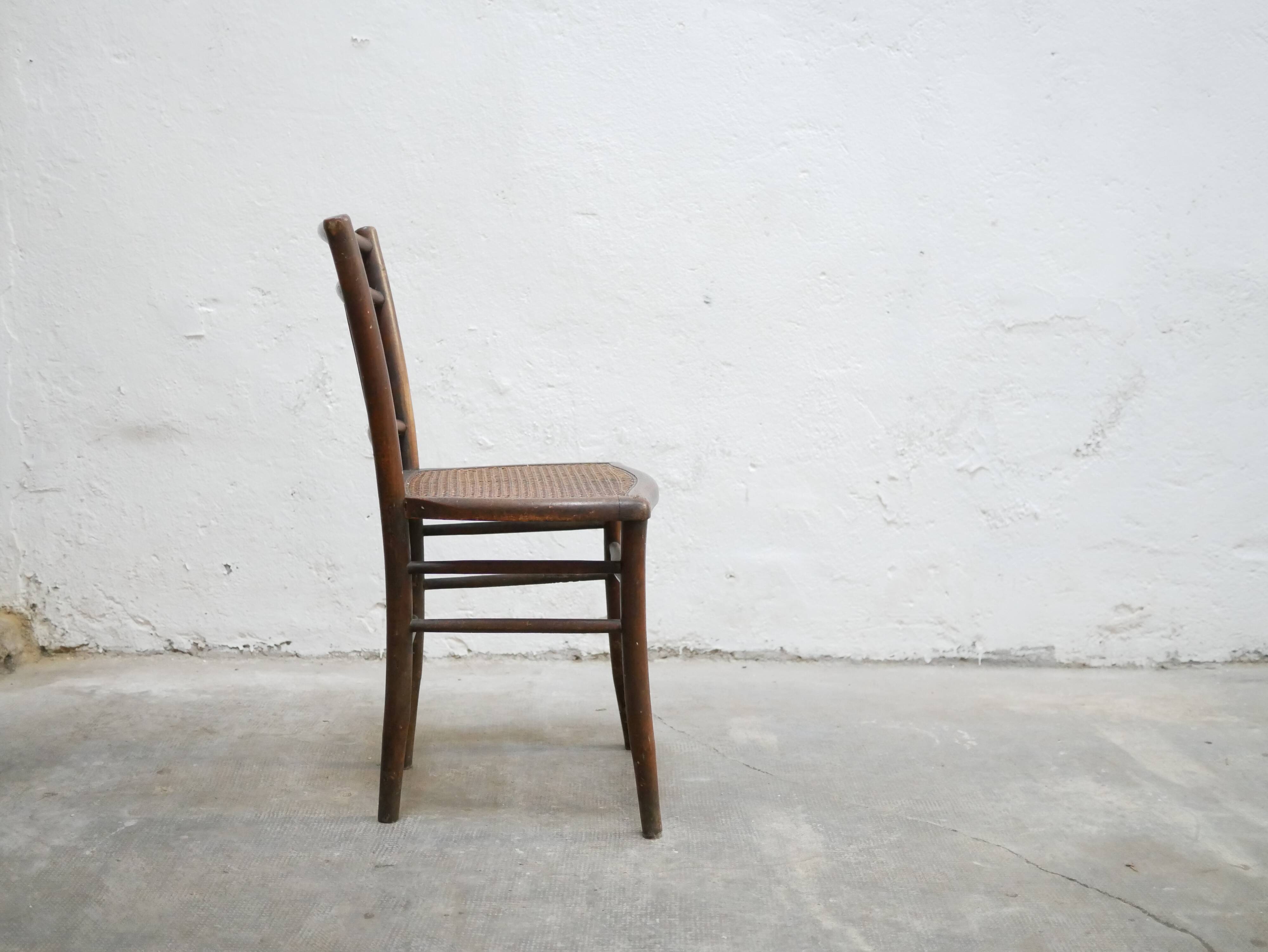 Chaise bistrot vintage cannée