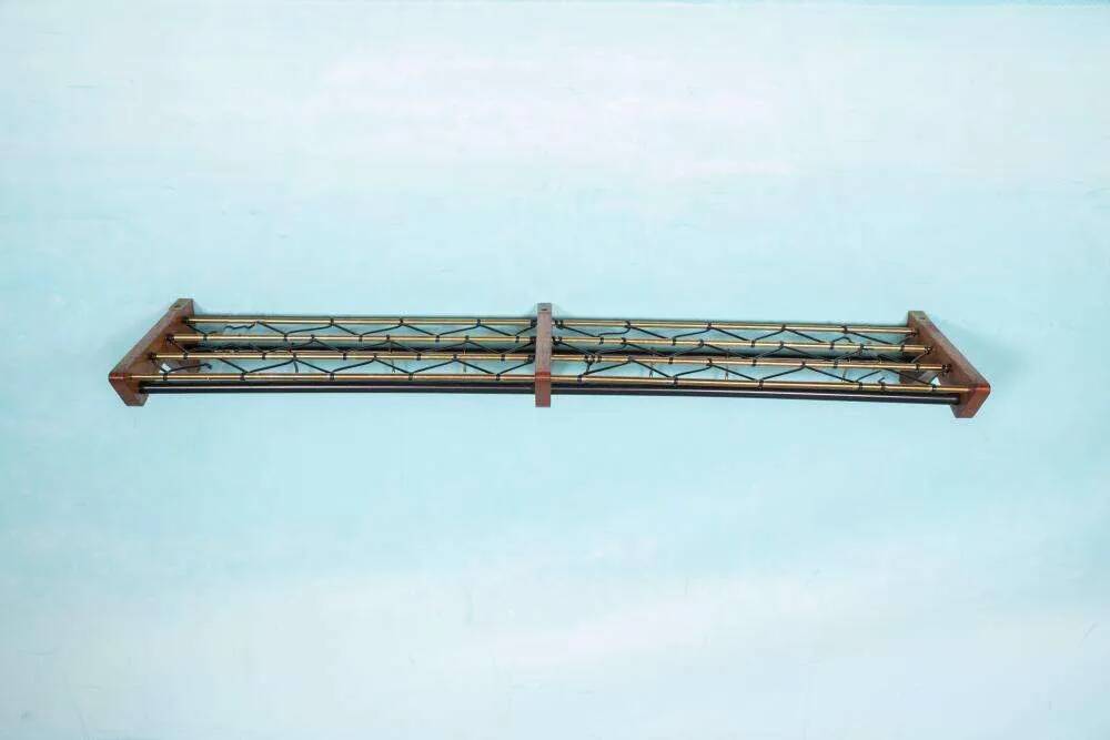 Vintage Swedish teak coat rack from the 1960s.