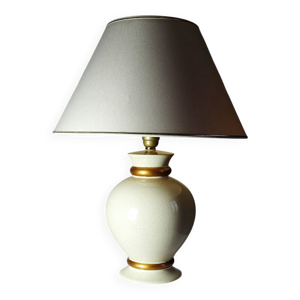 Lampe vintage faïence